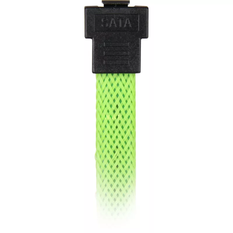 Cabo SATA Sharkoon SATA 3 0,6 m 7 pinos preto verde