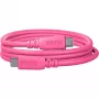 Cabo Rode SC27-P USB-C para USB-C USB 3.2 Gen1, rosa