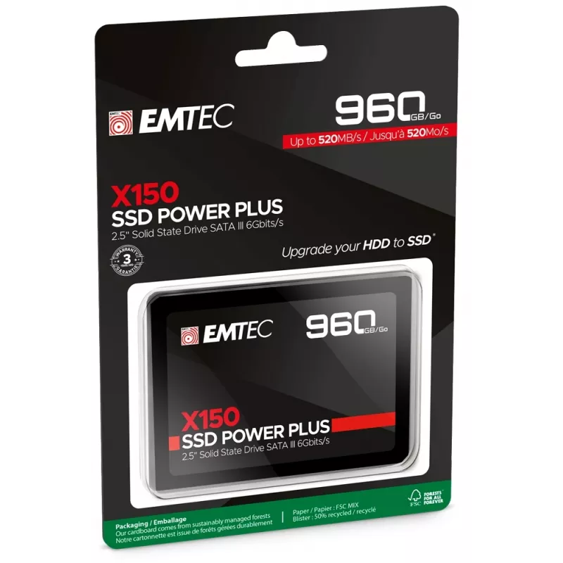 SSD Emtec X150 Power Plus 960 GB 2,5