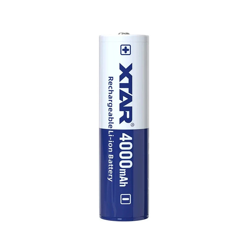 Bateria de iões de lítio recarregável XTAR 18650-4000 3,6V 4000mAh, 69,2 mm × 18 mm, 1 unid.