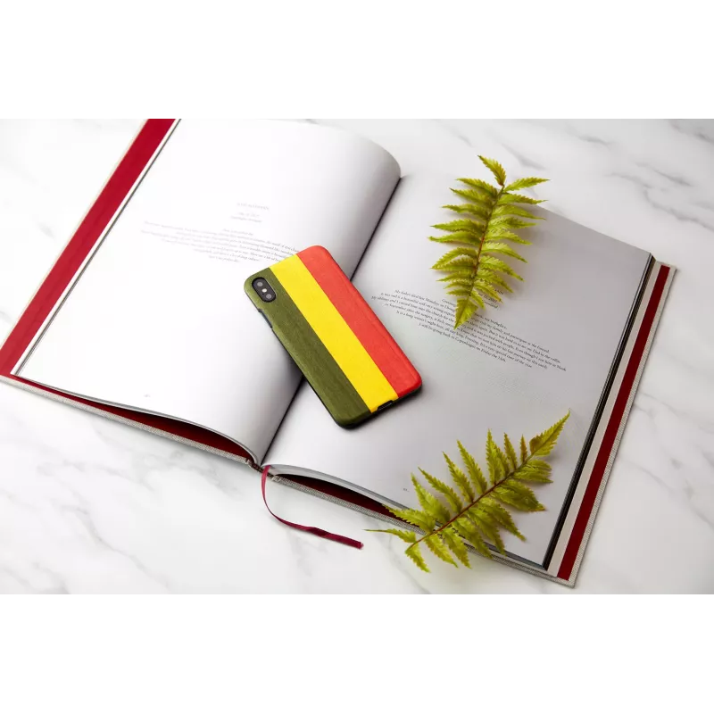 Capa para smartphone man and wood para iPhone XS Max – modelo Reggae, preto