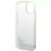 Karl Lagerfeld KLHCP14MLMNMS iPhone 14 Plus 6.7 Capa rígida prateado / prateado Liquid Glitter Monogram