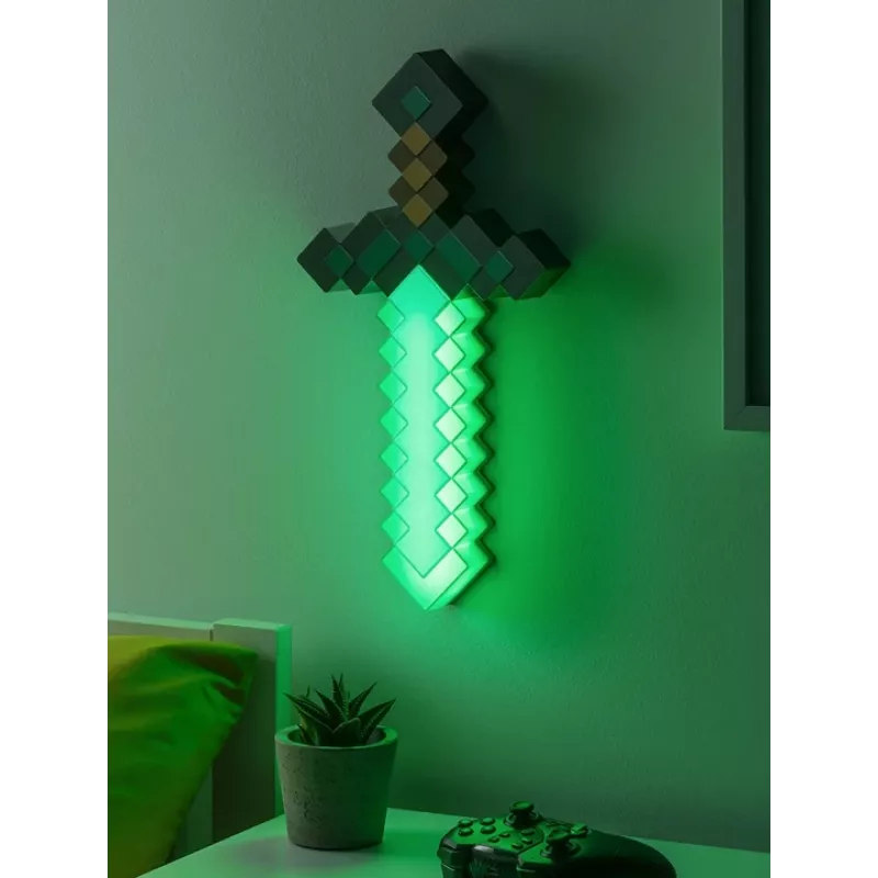 Lâmpada decorativa Paladone Espada Minecraft