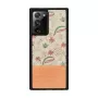 Capa protetora Man and Wood para Samsung Galaxy Note 20 Ultra — flor rosa sobre preto