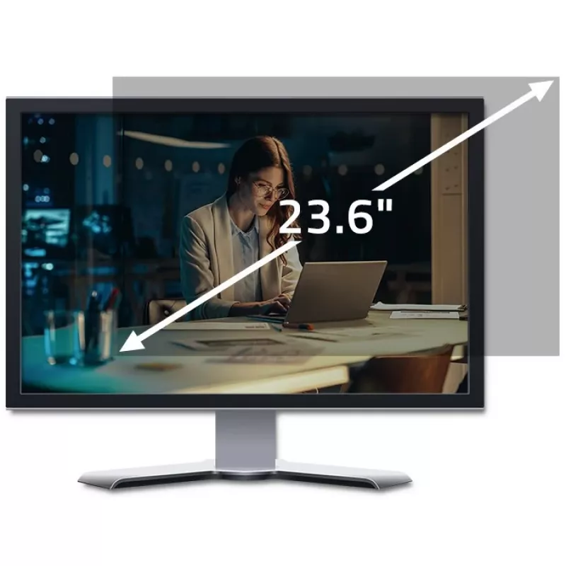Filtro de privacidade para ecrã Qoltec 51058 monitor 59,9 cm (23,6 polegadas)