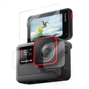 Película de vidro temperado Telesin S6-FLM-02-TIS para Insta360 Ace Pro Ace — Modelo S6-FLM-02-TIS