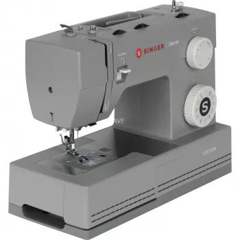 Máquina de costura automática SINGER Heavy Duty 6335M elétrica cinzento