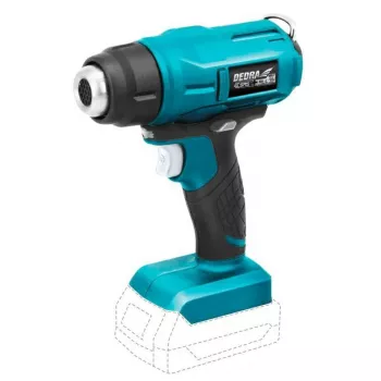 Pistola de ar quente Dedra DED7058 2000W com temperatura ajustável