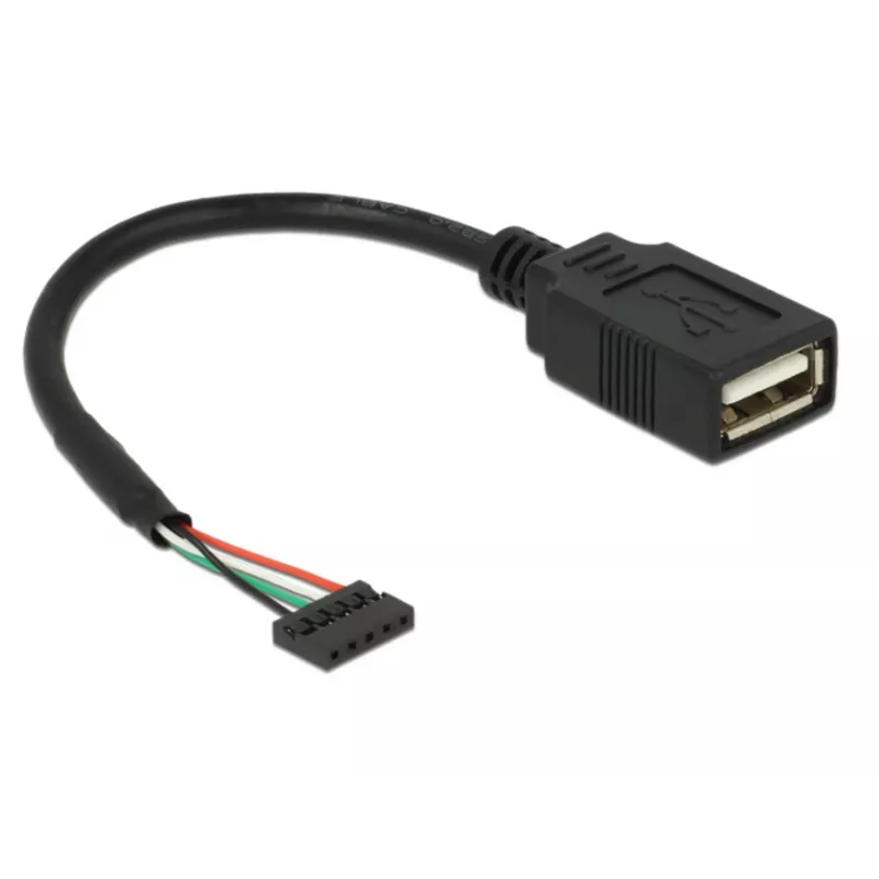 Cabo USB DeLOCK 84831 USB 2.0 0,15 m preto