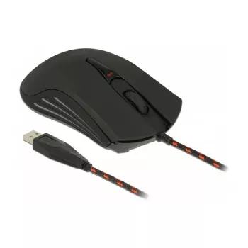 Rato gaming DeLOCK 12531 ambidestro USB Type-A ótico 4800 DPI