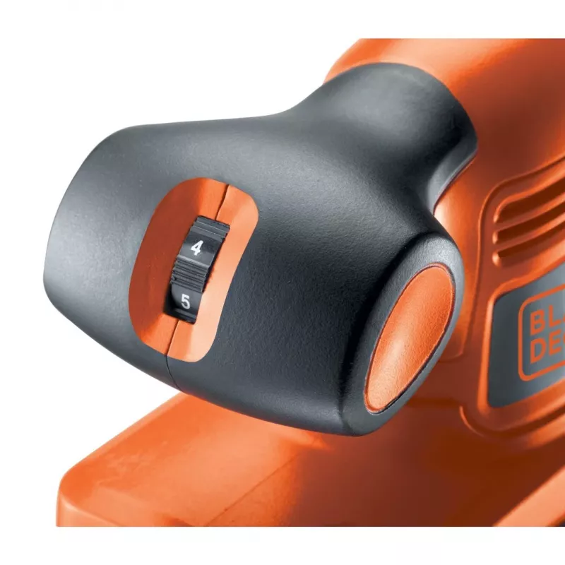 Black & Decker KA320EKA-QS lixadeira orbital de 240 W, laranja