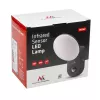 Luminária de parede LED MACLEAN MCE367 com sensor PIR, luminária de parede exterior com detetor de movimento