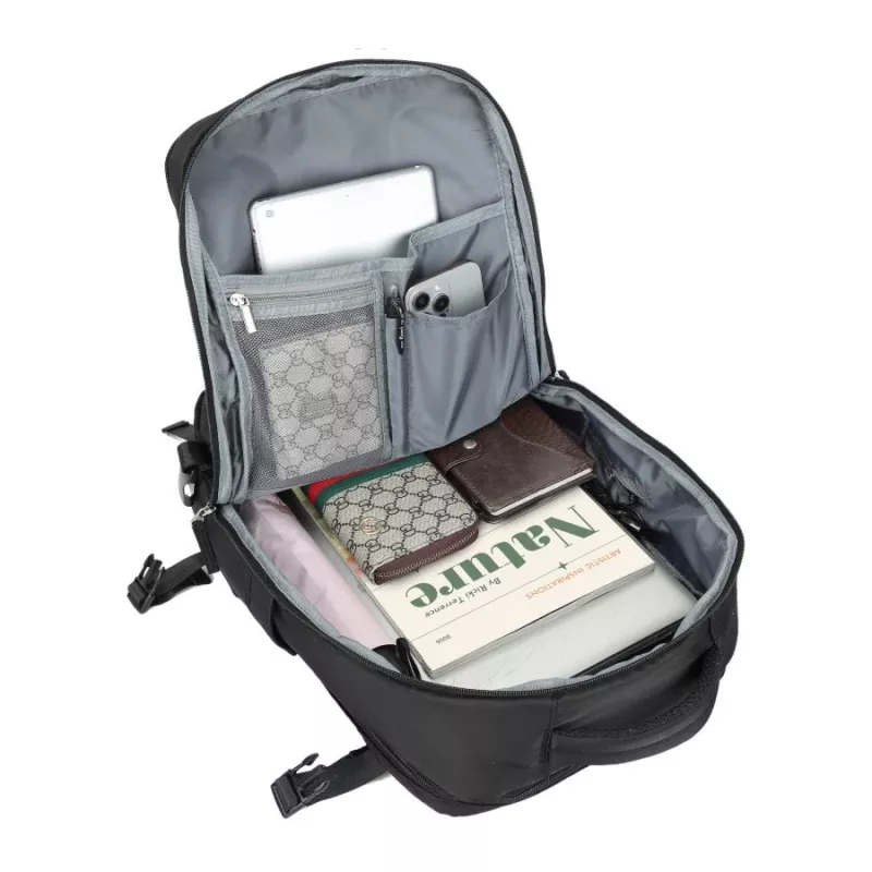 Mochila de viagem de cabine NOVEEN CTB400, 40x20x25 cm, preta
