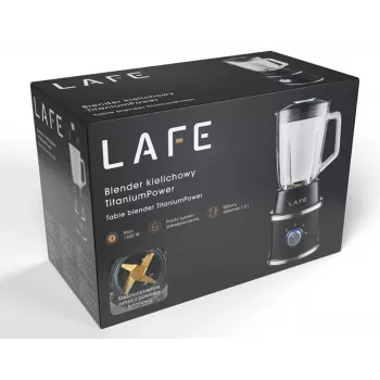 LAFE Batedeira TITANIUMPOWER 1300 W 1,5 L preta
