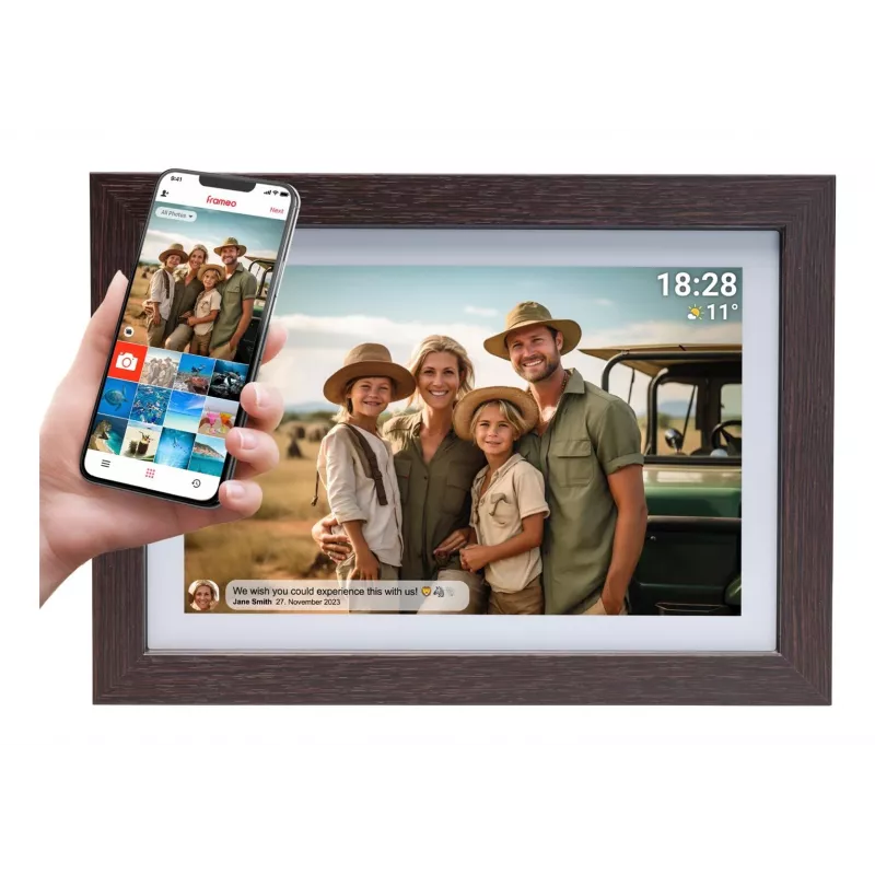 Moldura digital Denver PFF-1042DWMK2 10,1 polegadas ecrã tátil Wi-Fi