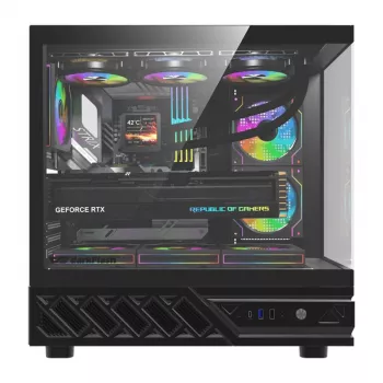 Caixa de computador DarkFlash DS950 (preta) – Midi-Tower compatível com ATX