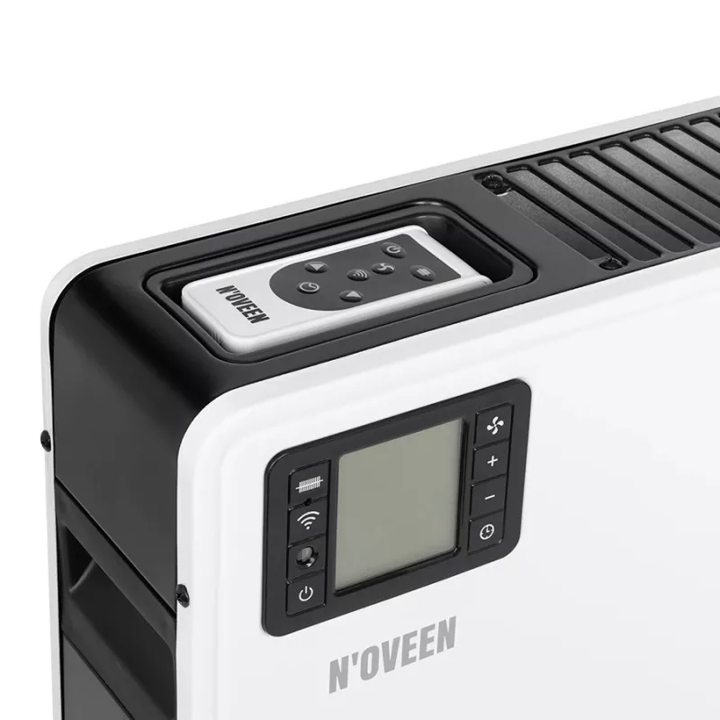Aquecedor convector elétrico NOVEEN NOVEENCH9099, 2300 W, 3 níveis de potência, Tuya WiFi Smart, LCD, temporizador, instalação no chão
