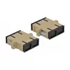 Adaptador de fibra ótica DELOCK SC fêmea–fêmea bege, pack de 4 (modelo 85996)