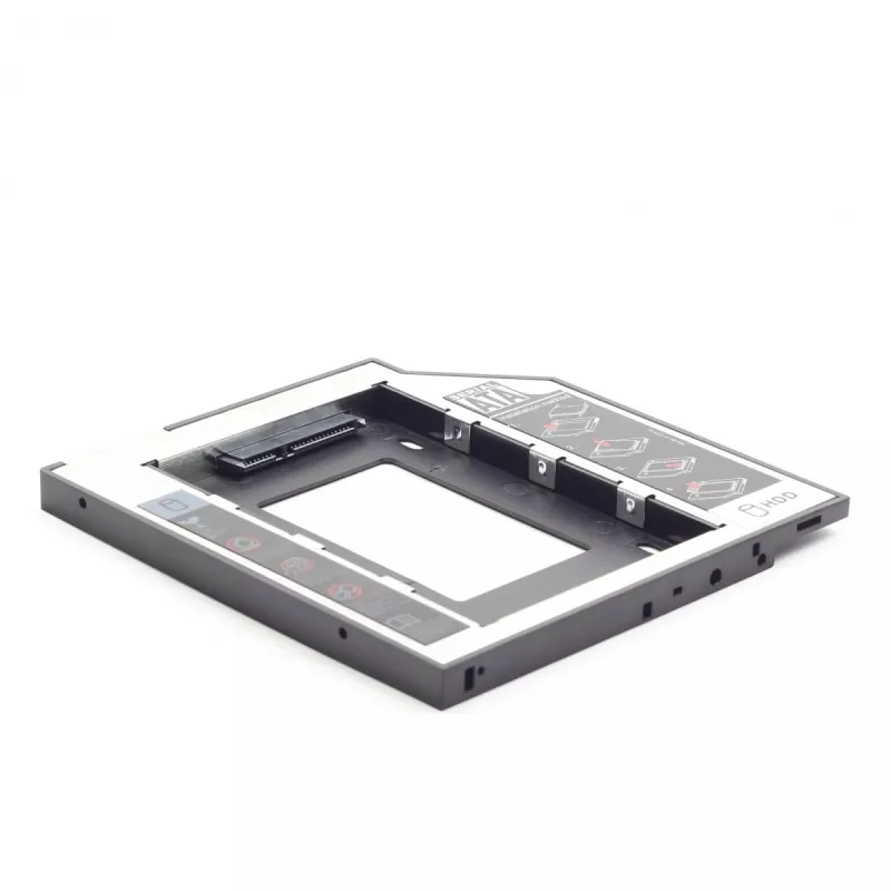 Gembird MF-95-01 Moldura de montagem fina para unidade de 2,5 polegadas em baia de 5,25 polegadas