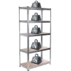 Estante de armazém GreenBlue GB378 metal galvanizado 5 prateleiras, aço galvanizado, 900×400 mm, máx. 75 kg por prateleira