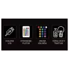 Placa LED Neon MANTA MASNL132RGB Style Neon Lights GAMER ZONE, decoração de parede com iluminação RGB