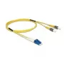 Cabo de fibra ótica DeLOCK 84611 1 m LC ST amarelo