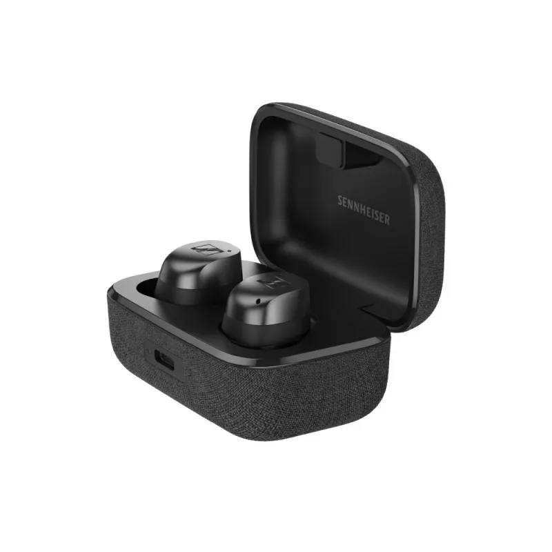 Auscultadores desportivos SENNHEISER Momentum MTW4 Bluetooth sem fios com cancelamento de ruído – preto e grafite