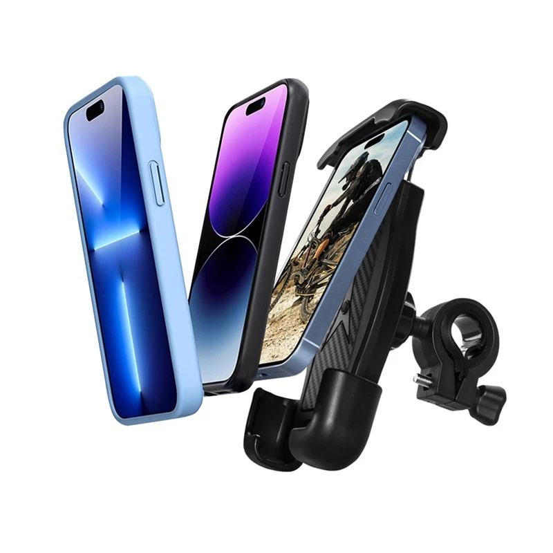 Suporte passivo Crong ENDURO para telemóvel smartphone, preto