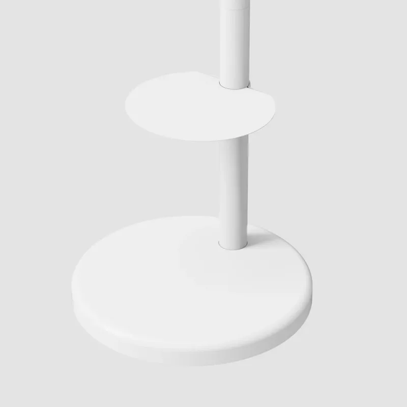 Suporte de TV de chão GEMBIRD TVS-86TR-01-W para televisores de 37–86 polegadas, branco, orientável e inclinável, VESA 200x200–600x400, carga máx. 50 kg