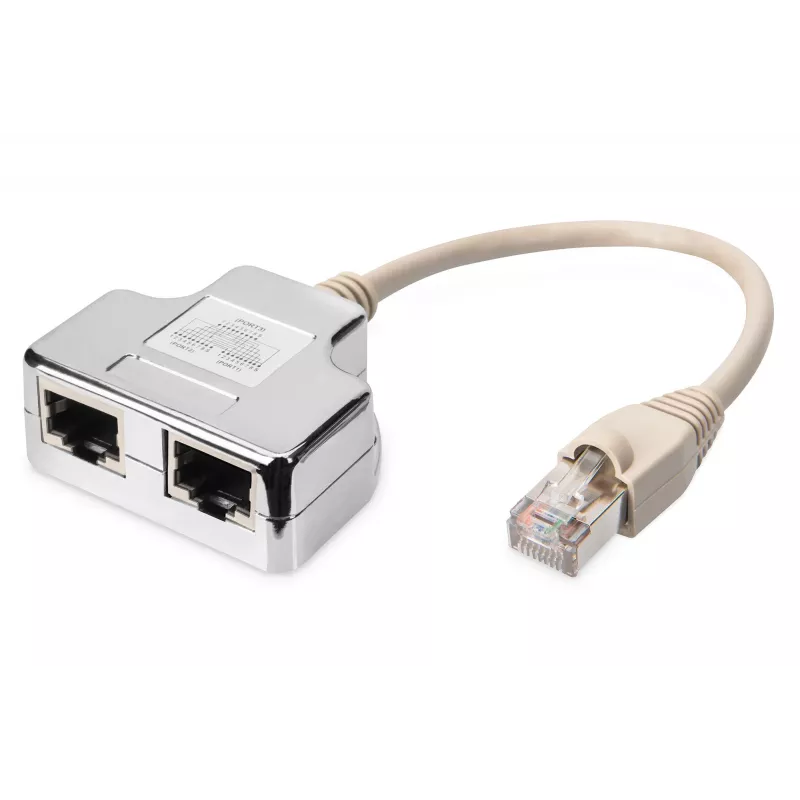 Adaptador de cabo de patch Digitus CAT 5e blindado 1:1
