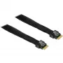 Cabo MiniSAS SFF 8654-4i > SFF 8654-4i (preto, 0,7 metros)