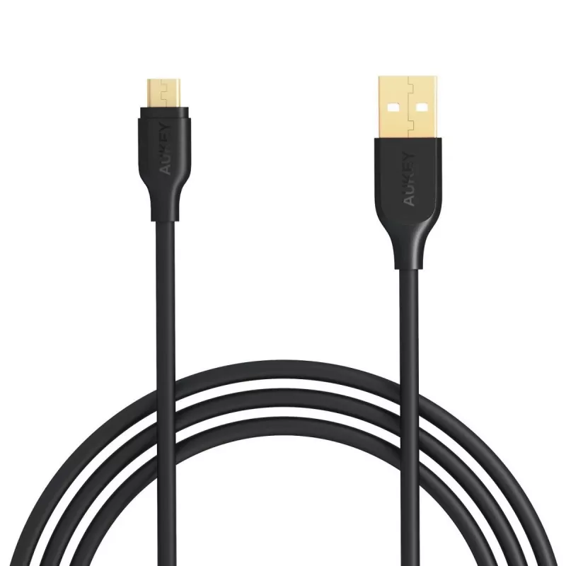 CB-MD1 preto cabo rápido Quick Charge Micro USB-USB | 1m | 5A | 480 Mbps