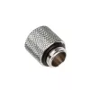 Bitspower adaptador G1/4 polegadas macho para G1/4 polegadas fêmea, 15 mm, prateado brilhante