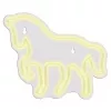 Letreiro de néon LED MANTA SNL103WH – motivo cavalo, branco