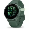 Smartwatch GARMIN vívoactive 6 – relógio desportivo, caixa de alumínio/polímero de 42 mm, AMOLED 1,2 polegadas, GPS, 5 ATM, HR ótico, SpO2, 8 GB, verde