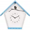 Relógio de parede NeXtime 3109bl Cuckey, 30,5x33x11 cm, azul/branco