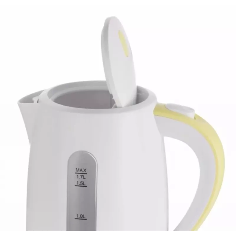 Chaleira Zelmer 1,7 L 2200 W branco amarelo