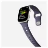 Pulseira Nomad Tempo Band lilás de borracha, compatível com smartwatch, 18 mm de largura, pulso 135–175 mm