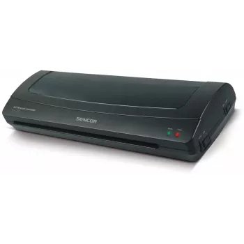 SENCOR SLA 201 A4 plastificadora, 2x75–2x125 µm películas, quente/frio, rolo duplo, 250 mm/min