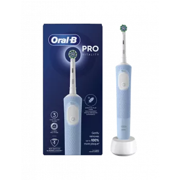 Oral-B | Vitality Pro Escova de dentes elétrica recarregável Para adultos Número de cabeças de escova incluídas 1 Número de modos de escovagem 3 Azul
