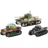 Conjunto de construção COBI Renault R35 Valentine IX Panzer I 595 peças