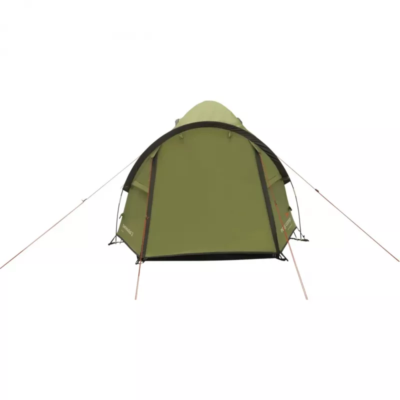 Tenda de cúpula Easy Camp Setesdal 2 (verde-azeitona, com alpendre de túnel, modelo 2025)