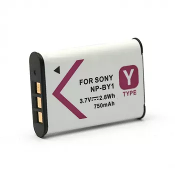 Bateria Extra Digital NP-BY1 640 mAh recarregável de iões de lítio para dispositivos portáteis