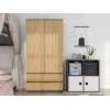 Roupeiro Topeshop SZAFA MALWA AN/AR K de quarto 5 prateleiras 2 porta(s)