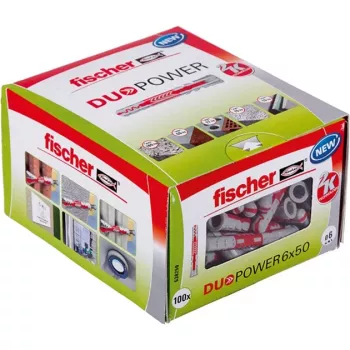 Bucha de expansão Fischer DUOPOWER 6 x 50