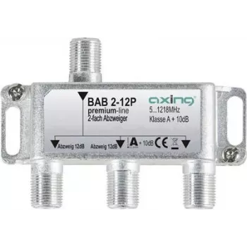 Repartidor de cabos Axing BAB 2-12P cinzento (BAB 2-12P)