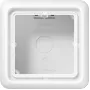 Tomada de parede JUNG CD 581 A WW, branca, caixa de duroplasto, 85×85×47 mm