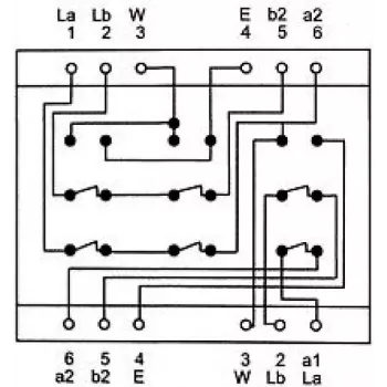 Wentronic goobay - caixa de parede - adequada para montagem na parede - TAE-NFF x 3 - bege (50265)