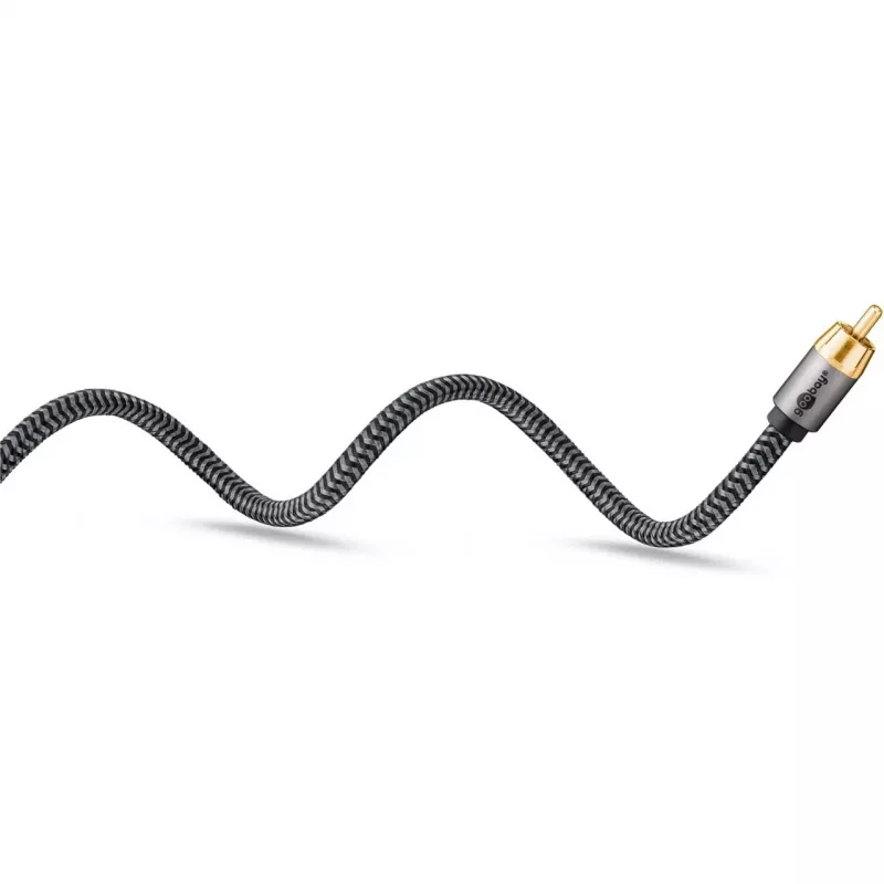 Goobay 65296. Ligação 1: RCA, Conector 1 sexo: Macho, Ligação 2: RCA, Conector 2 sexo: Macho, Material do cabo: Cobre,