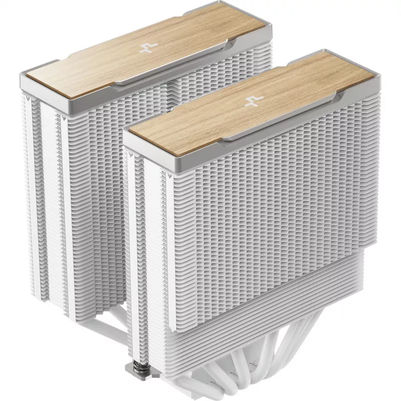 Arrefecedor de ar para processador DeepCool AK620 G2 WH, ventoinha de 120 mm, compatível com LGA1700/1200/115x e AM4/AM5, branco